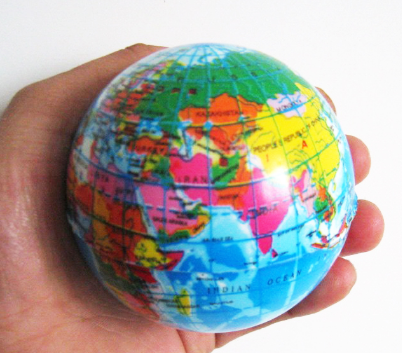 Stress Ball Ideas | World Map Stress Ball - 2 
